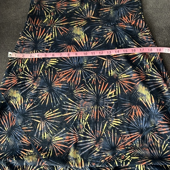 Exofficio Blue midi resort wear A-line skirt size M - Picture 13 of 14